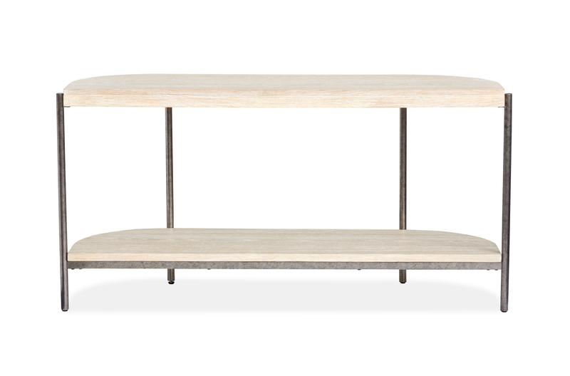 Table de salon Sheriden de 56 po avec rangement - gris Edgecomb