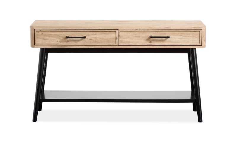 Table de salon Tyssen de 50 po avec rangement - bois de grève