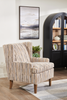 Made in Canada Sofa Lab Customizable Wingback 30" Fabric Accent Chair – Mineral Accent Fabric | Fauteuil d’appoint à oreilles personnalisable de Sofa Lab de 30 po fabriqué au Canada en tissu - tissu décoratif Mineral