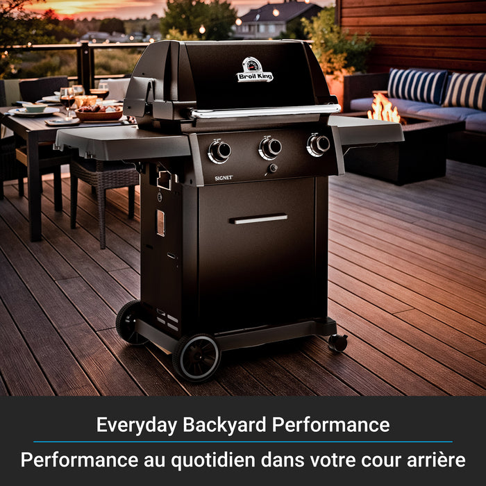Broil King Signet 320 Shadow 3-bruleurs 40 000 BTU Barbecue a gaz propane - 844154