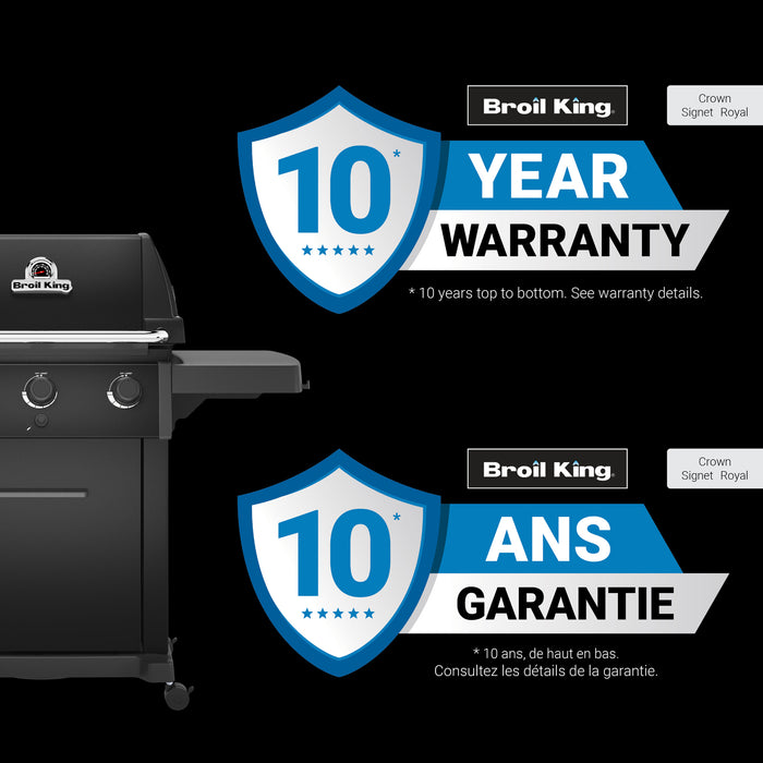Broil King Signet 320 Shadow 3-bruleurs 40 000 BTU Barbecue a gaz propane - 844154