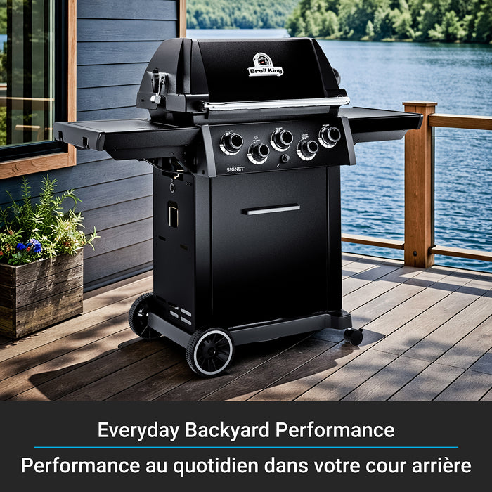 Broil King Signet 390 Shadow 3-bruleurs 40 000 BTU Barbecue a gaz naturel - 844187
