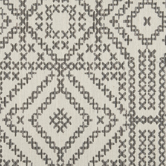 Fauteuil d’appoint à oreilles Sofa Lab personnalisable de 32 po fabriqué au Canada en tissu - Greystone multicolore