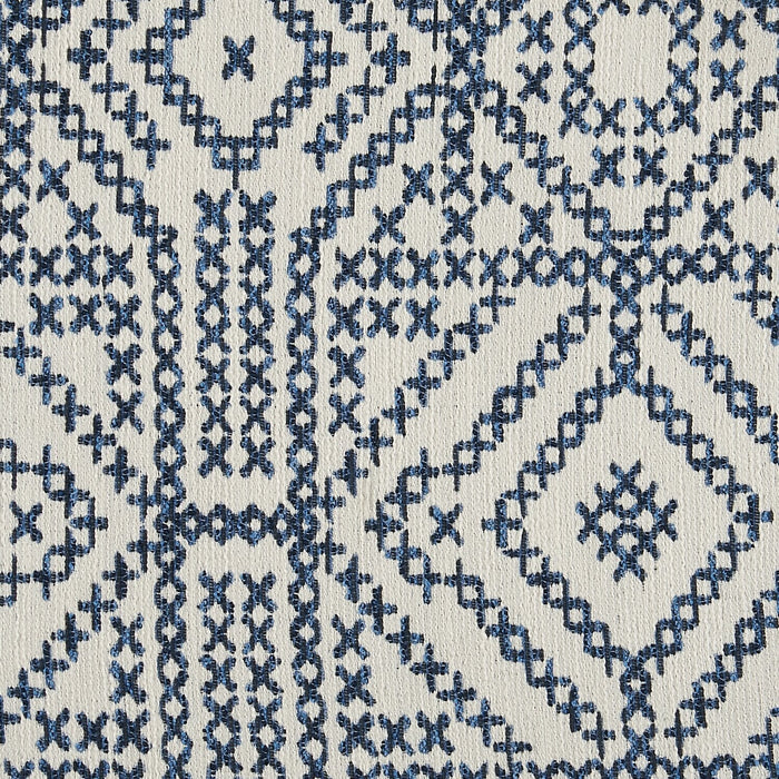 Pouf de rangement personnalisable The Trunk de Sofa Lab de 39 po fabriqué au Canada en tissu - Ink multicolore