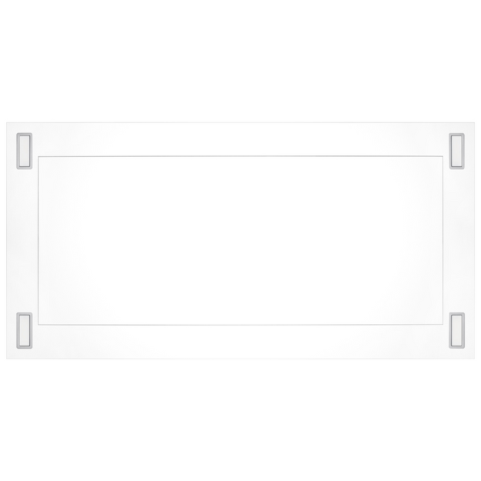 Hotte de cuisinière affleurée au plafond Victory blanche - Sunset-WH