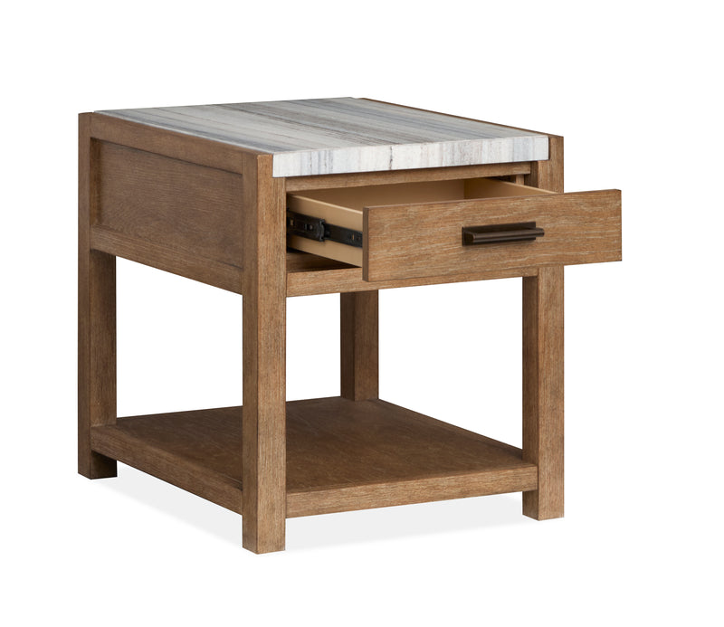 Table de bout Timber de 22 po - brun sierra