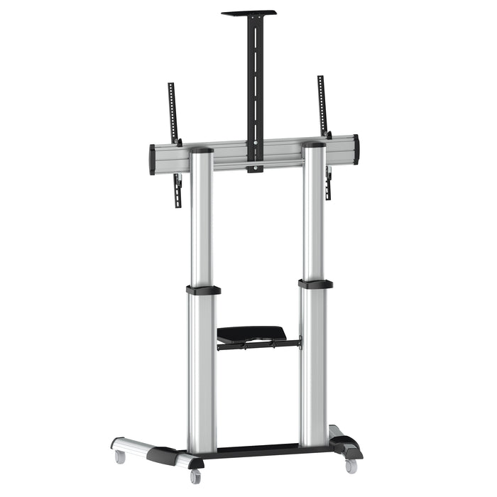 Meuble pour téléviseur TygerClaw pour téléviseurs de 55 po à 102 po - argenté