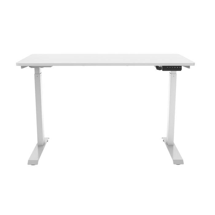 Bureau assis ou debout électrique TygerClaw - blanc