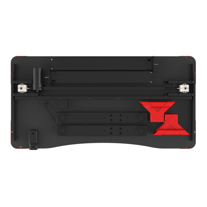 Bureau de jeu assis ou debout TygerClaw - rouge