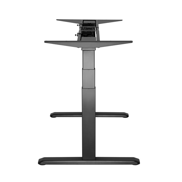Bureau assis ou debout électrique TygerClaw à 2 moteurs - noir