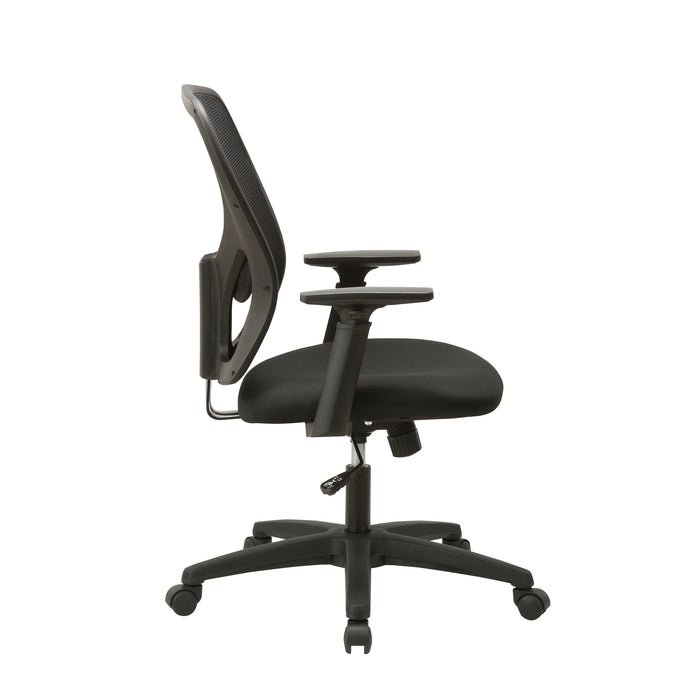 Fauteuil de bureau en mailles TygerClaw à dossier haut - noir