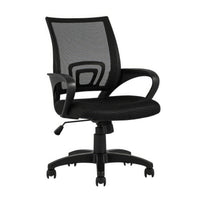 Fauteuil de bureau en mailles TygerClaw à mi-dossier - noir