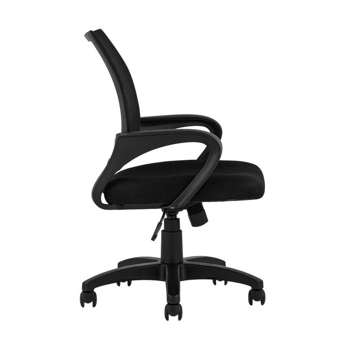 Fauteuil de bureau en mailles TygerClaw à mi-dossier - noir