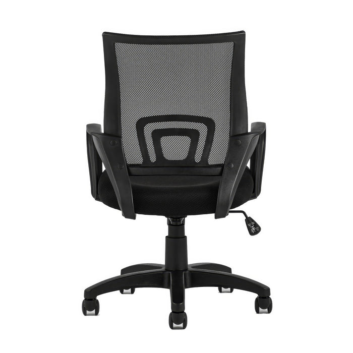 Fauteuil de bureau en mailles TygerClaw à mi-dossier - noir