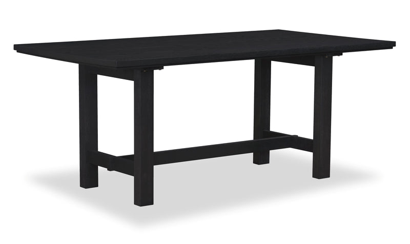 Table de salle à manger Trove de 72 po (L) - noire 