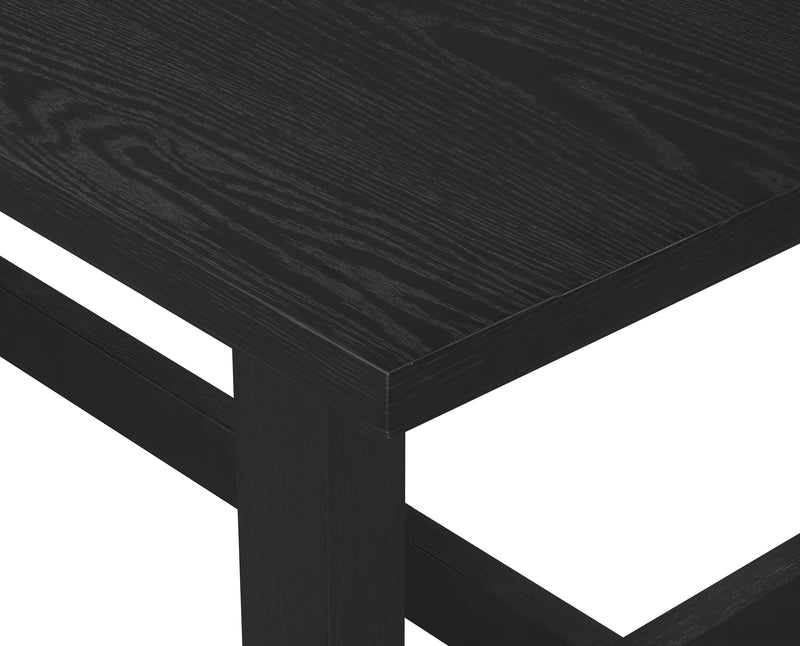 Table de salle à manger Trove de 72 po (L) - noire 