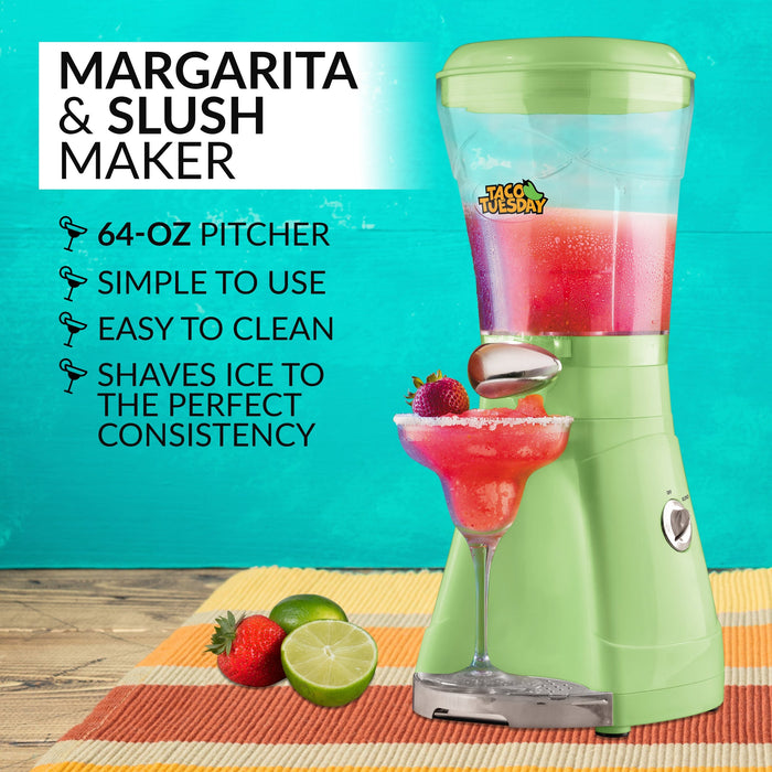 Machine à granité et margarita Taco Tuesday de 64 oz de Nostalgia - TTMSB64LG