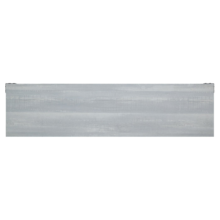 Meuble pour téléviseur Richmond de Manhattan Comfort de 60 po avec 2 tiroirs et 4 tablettes - gris