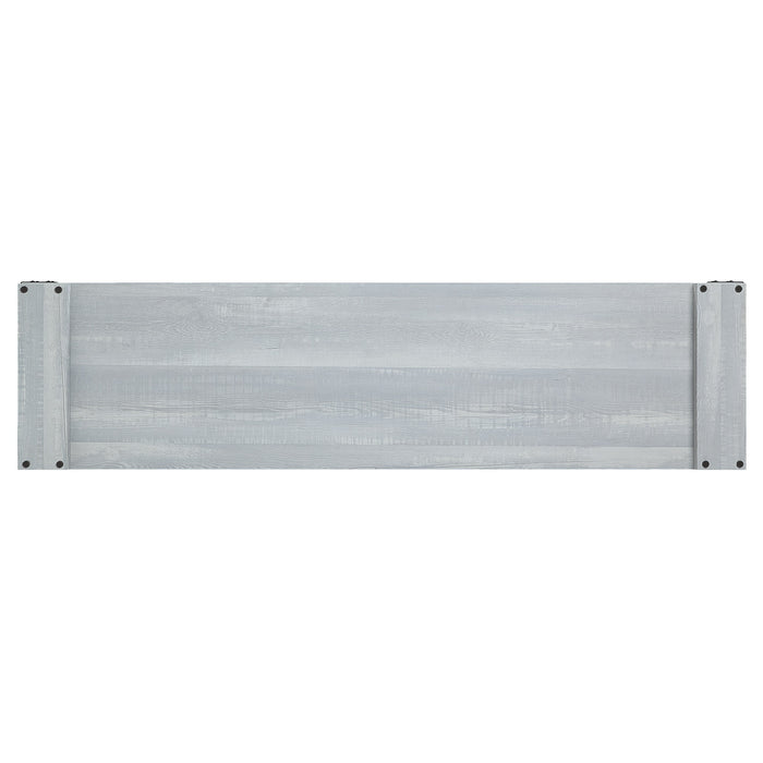 Meuble pour téléviseur Richmond de Manhattan Comfort de 60 po avec 2 tiroirs et 4 tablettes - gris