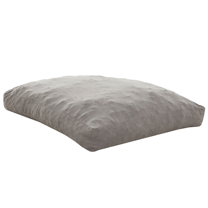 Fauteuil poire Teddy de Sealy en velours côtelé avec mousse à haute densité - beige
