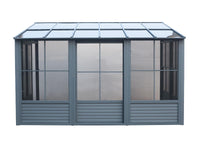 Gazebo Penguin Florence - Solarium mural 10x16 Toit de polycarbonate