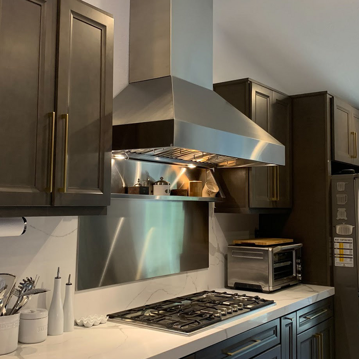 Hotte de cuisinière murale Victory de 36 po et de 1200 pi3/min en acier inoxydable - Twister-MAX-36