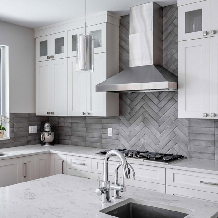 Hotte de cuisinière murale Victory de 36 po et de 750 pi3/min en acier inoxydable - Twister-36