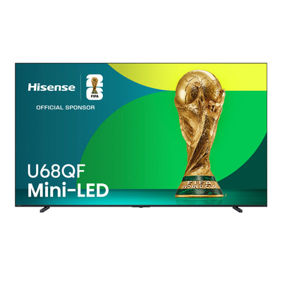 HISENSE 85" U68QF Mini-LED QLED 4K UHD AI Fire TV (85U68QF) | Téléviseur QLED à Mini DEL HISENSE U68QF UHD 4K de 85 po avec IA et Fire TV (85U68QF)