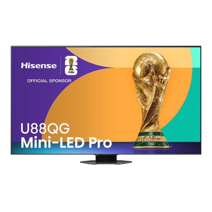Téléviseur intelligent QLED à Mini DEL Pro HISENSE U88QG UHD 4K de 55 po avec IA et Google TVMC (55U88QG) - modèle 2025