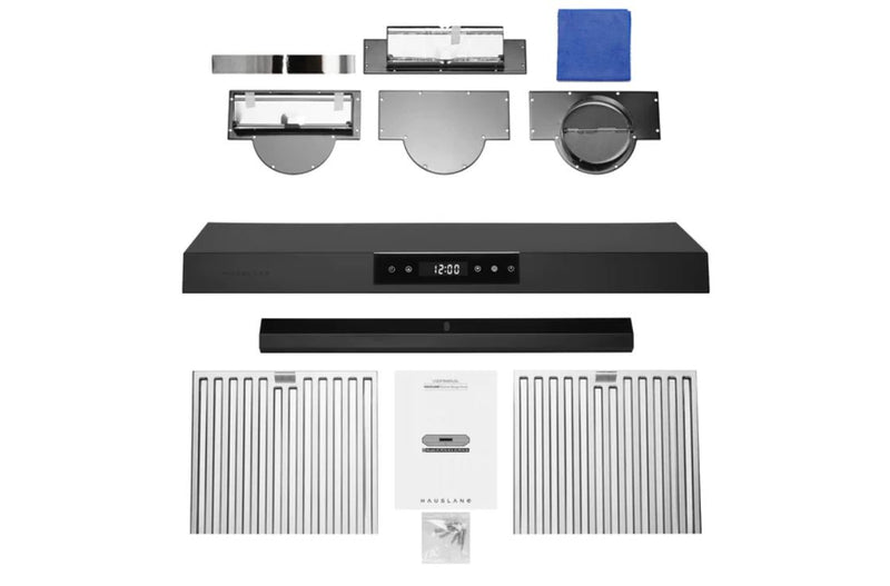 Hotte de cuisinière sous l'armoire Hauslane de 36 po - UC-PS18BLK-36