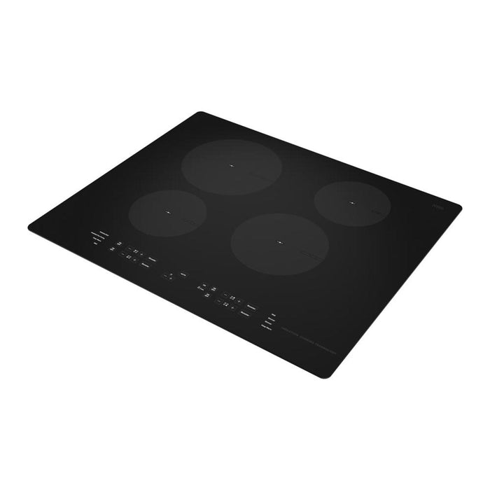 Surface de cuisson à induction Whirlpool de 24 po à 4 éléments - noire - UCIG245KBL