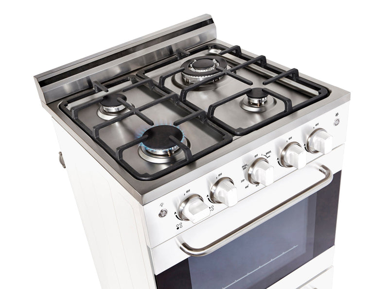 Cuisinière à gaz Prestige par Unique de 20 po à convection - UGP-20V PC1 W