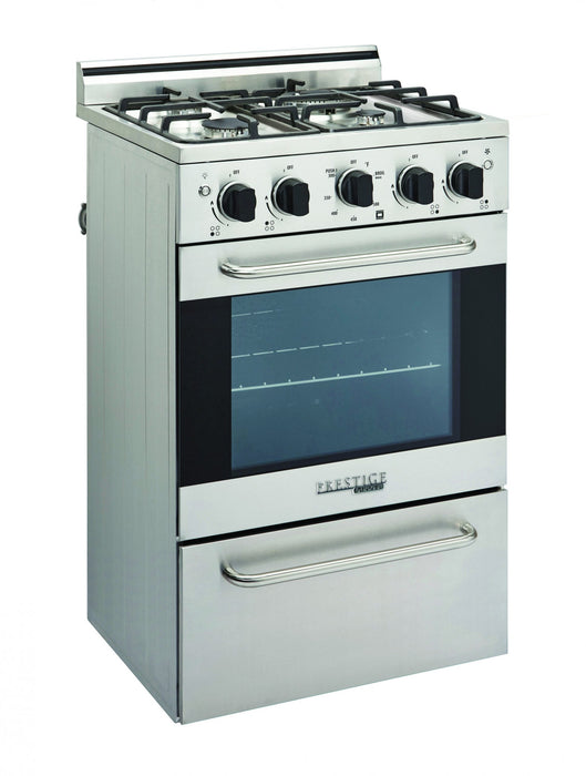 Cuisinière à gaz Prestige par Unique de 20 po à convection - UGP-20V PC1 S/S 