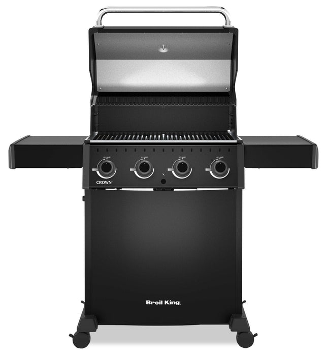Barbecue à gaz naturel Broil King CrownMC 410 Shadow de 40 000 BTU - noir - 865057