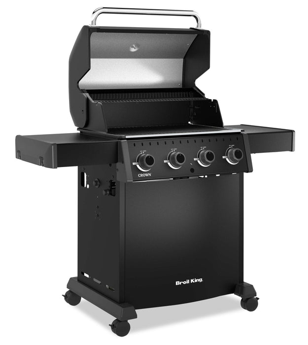 Barbecue à gaz naturel Broil King CrownMC 410 Shadow de 40 000 BTU - noir - 865057