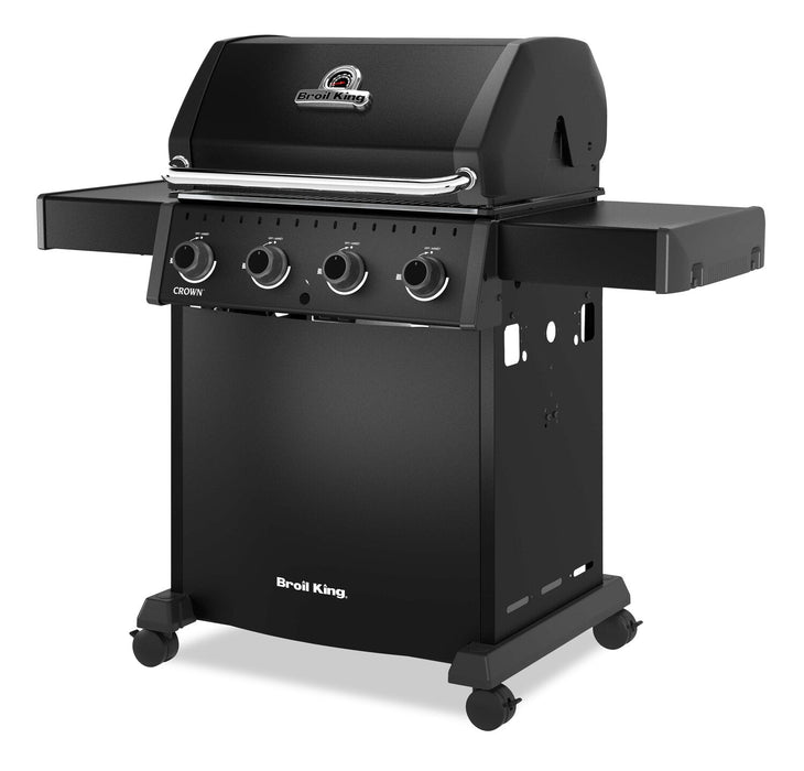 Barbecue à gaz naturel Broil King CrownMC 410 Shadow de 40 000 BTU - noir - 865057