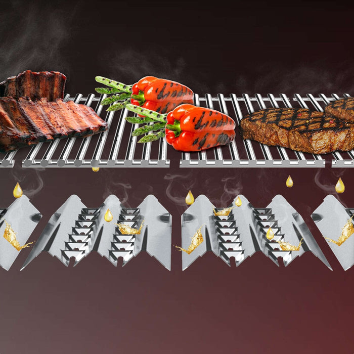 Barbecue à gaz naturel BaronMC 490 Pro Shadow de 65 000 BTU - noir - 674147