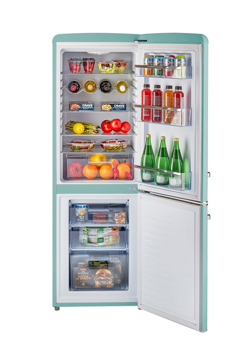 Réfrigérateur Classic Rétro par Unique de 7 pi³ à congélateur inférieur - UGP-215L T AC