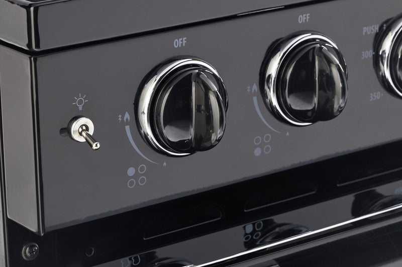 Cuisinière à gaz Classic Rétro par Unique de 24 po à convection - UGP-24CR B