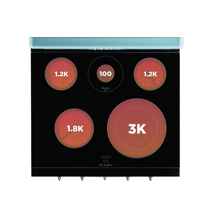 Cuisinière électrique  Classic Rétro par Unique de 30 po à convection - UGP-30CR EC T