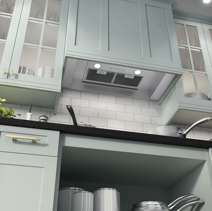 Hotte de cuisinière encastrée personnalisée GE de 20 po - UVC7300SLSS