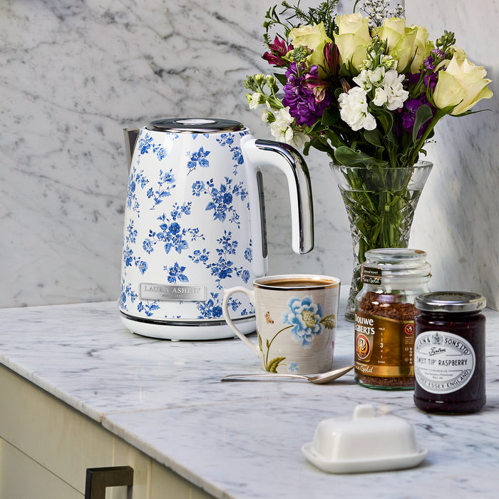 Bouilloire Laura Ashley sans fil de 1,7 l, rosier de Chine - VQ-SBPKK278-LACR-CA