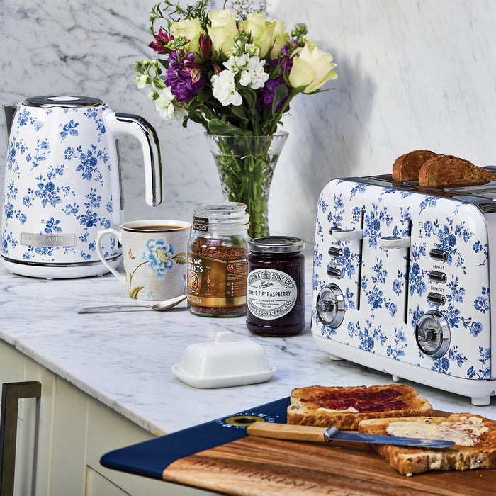 Bouilloire Laura Ashley sans fil de 1,7 l, rosier de Chine - VQ-SBPKK278-LACR-CA