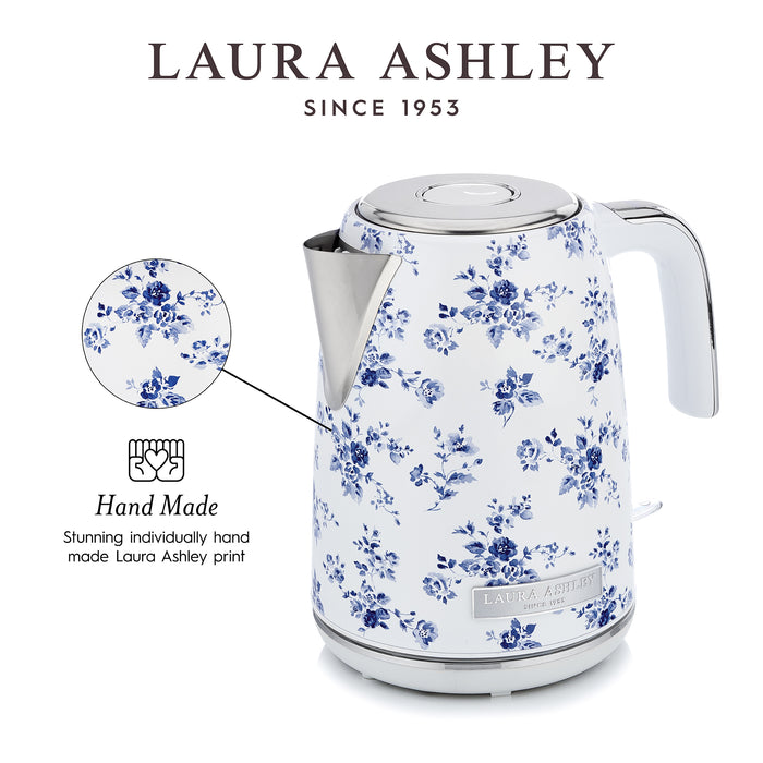 Bouilloire Laura Ashley sans fil de 1,7 l, rosier de Chine - VQ-SBPKK278-LACR-CA