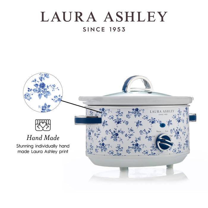 Mijoteuse Laura Ashley à grande capacité de 6,5 l, rosier de Chine - VQ-SLWC6L-LACR-CA