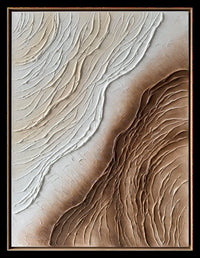  Œuvre d’art murale Earth Moves VIII peinte à la main - 36 po x 48 po