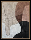 Œuvre d’art murale Earth Moves VII peinte à la main - 36 po x 48 po