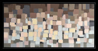 Œuvre d’art murale Pulse peinte à la main à texture épaisse - 60 po x 30 po