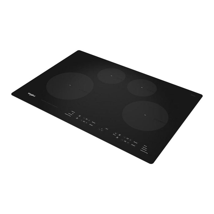 Surface de cuisson à induction Whirlpool de 31 po à 4 éléments - noire - WCI55US0JB