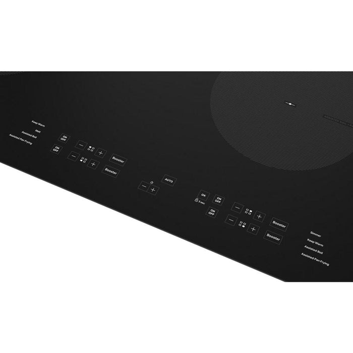 Surface de cuisson à induction Whirlpool de 31 po à 4 éléments - noire - WCI55US0JB